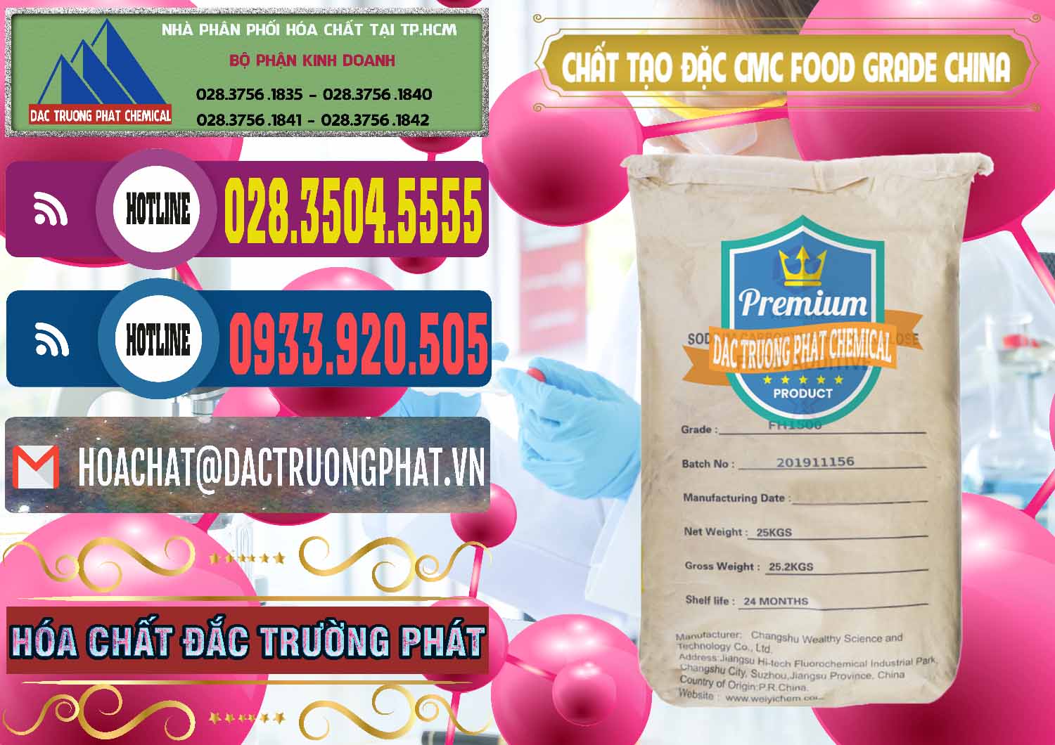 Đơn vị bán và phân phối Chất Tạo Đặc CMC Wealthy Food Grade Trung Quốc China - 0426 - Nơi cung cấp _ kinh doanh hóa chất tại TP.HCM - muabanhoachat.com.vn