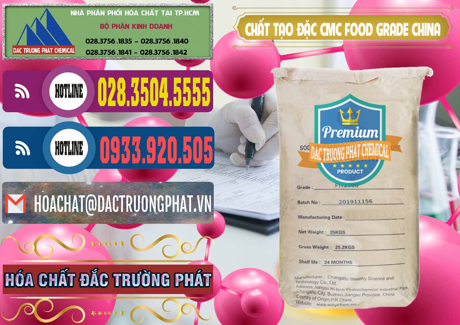 Đơn vị chuyên kinh doanh ( bán ) Chất Tạo Đặc CMC Wealthy Food Grade Trung Quốc China - 0426 - Đơn vị cung cấp - phân phối hóa chất tại TP.HCM - muabanhoachat.com.vn