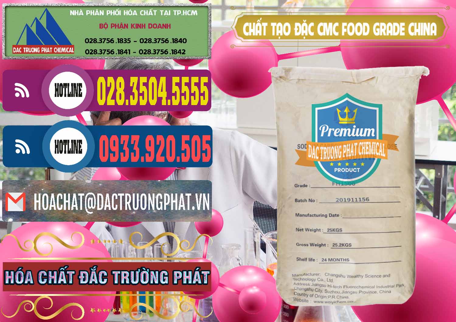 Đơn vị bán và phân phối Chất Tạo Đặc CMC Wealthy Food Grade Trung Quốc China - 0426 - Nơi nhập khẩu ( cung cấp ) hóa chất tại TP.HCM - muabanhoachat.com.vn