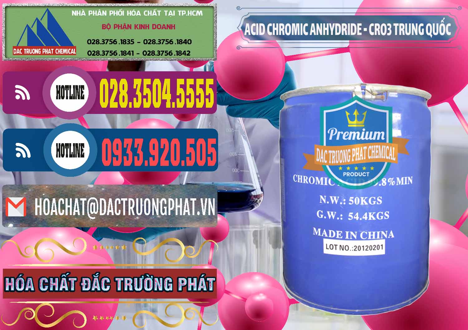 Đơn vị kinh doanh - bán Acid Chromic Anhydride - Cromic CRO3 Trung Quốc China - 0007 - Chuyên phân phối & bán hóa chất tại TP.HCM - muabanhoachat.com.vn