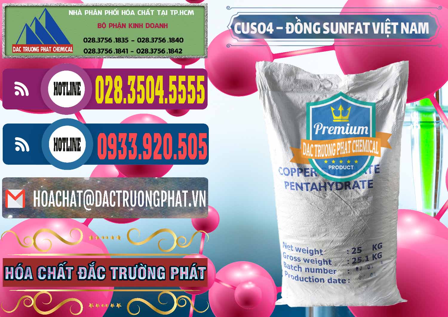 Công ty chuyên cung cấp & bán CuSO4 – Đồng Sunfat Dạng Bột Việt Nam - 0196 - Cung cấp ( bán ) hóa chất tại TP.HCM - muabanhoachat.com.vn