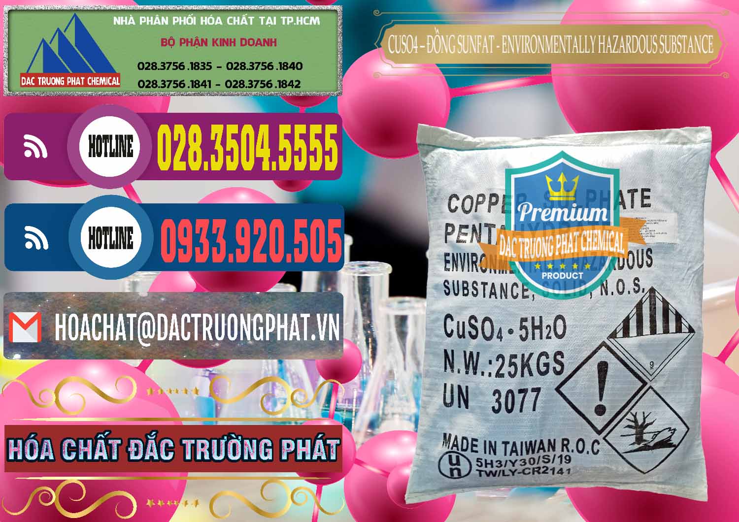Nơi chuyên cung ứng _ bán CuSO4 – Đồng Sunfat Đài Loan Taiwan - 0059 - Công ty chuyên cung ứng _ phân phối hóa chất tại TP.HCM - muabanhoachat.com.vn