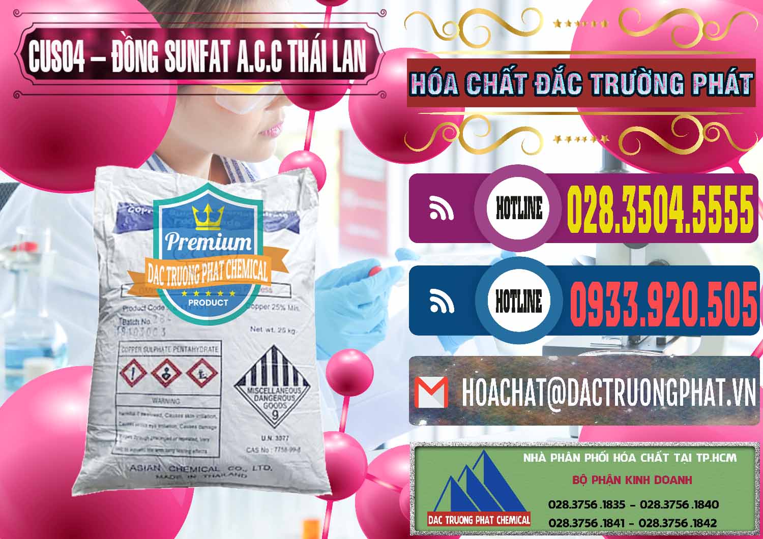 Cty chuyên bán & cung ứng CuSO4 – Đồng Sunfat A.C.C Thái Lan - 0249 - Công ty kinh doanh ( cung cấp ) hóa chất tại TP.HCM - muabanhoachat.com.vn