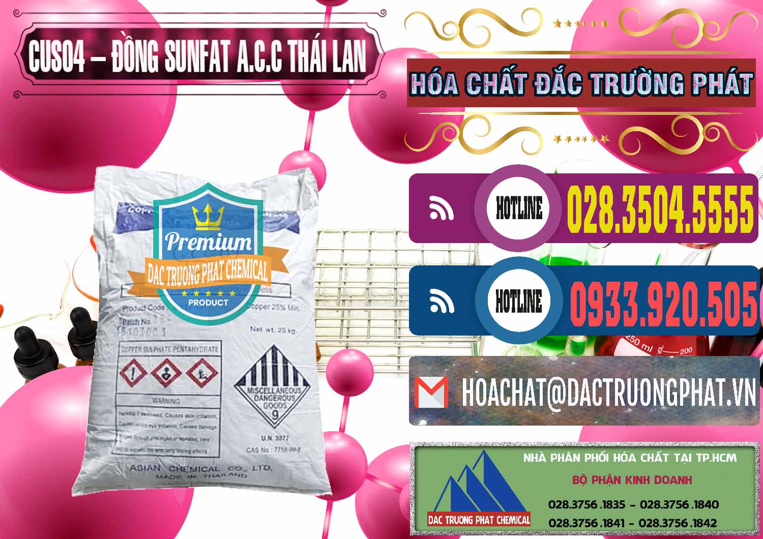 Cty bán và phân phối CuSO4 – Đồng Sunfat A.C.C Thái Lan - 0249 - Chuyên phân phối và cung cấp hóa chất tại TP.HCM - muabanhoachat.com.vn
