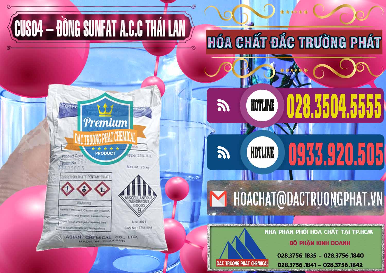 Công ty kinh doanh & bán CuSO4 – Đồng Sunfat A.C.C Thái Lan - 0249 - Nhà phân phối và bán hóa chất tại TP.HCM - muabanhoachat.com.vn