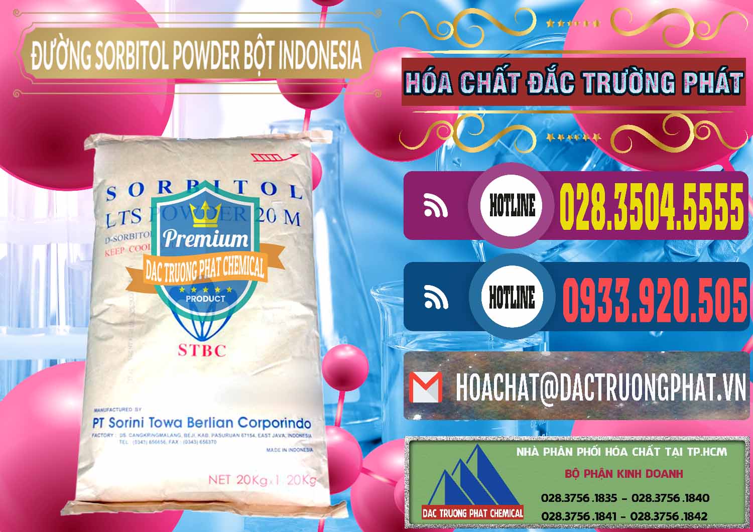Công ty bán ( cung ứng ) D-Sorbitol Bột - C6H14O6 Food Grade Indonesia - 0320 - Công ty chuyên kinh doanh & phân phối hóa chất tại TP.HCM - muabanhoachat.com.vn