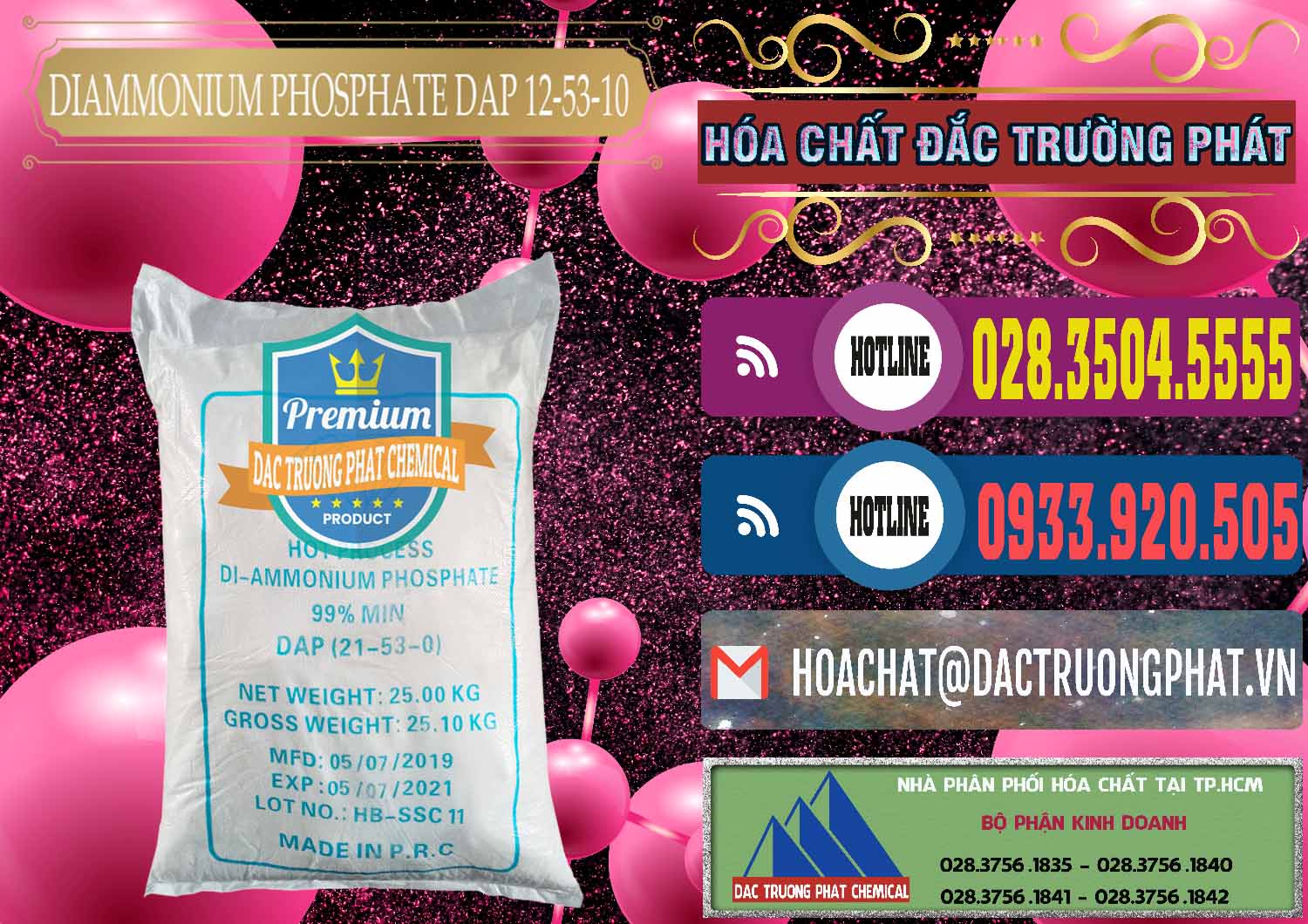 Công ty chuyên bán _ phân phối DAP - Diammonium Phosphate Trung Quốc China - 0319 - Công ty chuyên kinh doanh - phân phối hóa chất tại TP.HCM - muabanhoachat.com.vn
