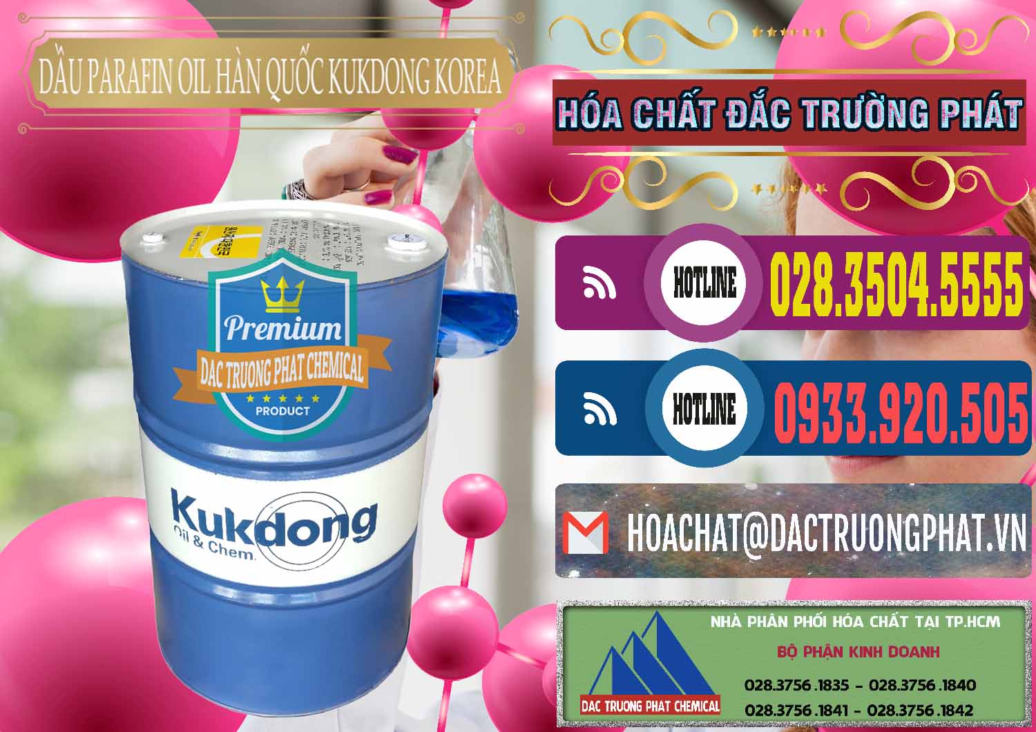 Chuyên nhập khẩu và bán Dầu Parafin Oil Hàn Quốc Korea Kukdong - 0060 - Đơn vị chuyên phân phối và nhập khẩu hóa chất tại TP.HCM - muabanhoachat.com.vn