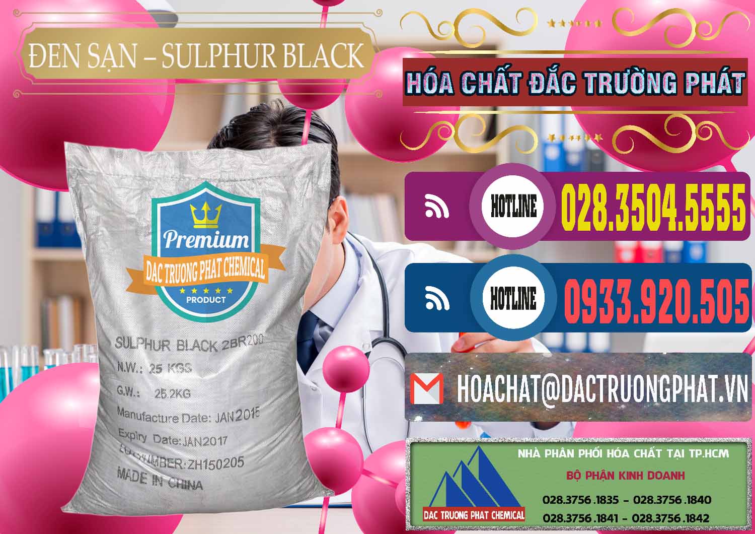Công ty nhập khẩu và bán Đen Sạn – Sulphur Black Trung Quốc China - 0062 - Cty cung cấp ( phân phối ) hóa chất tại TP.HCM - muabanhoachat.com.vn