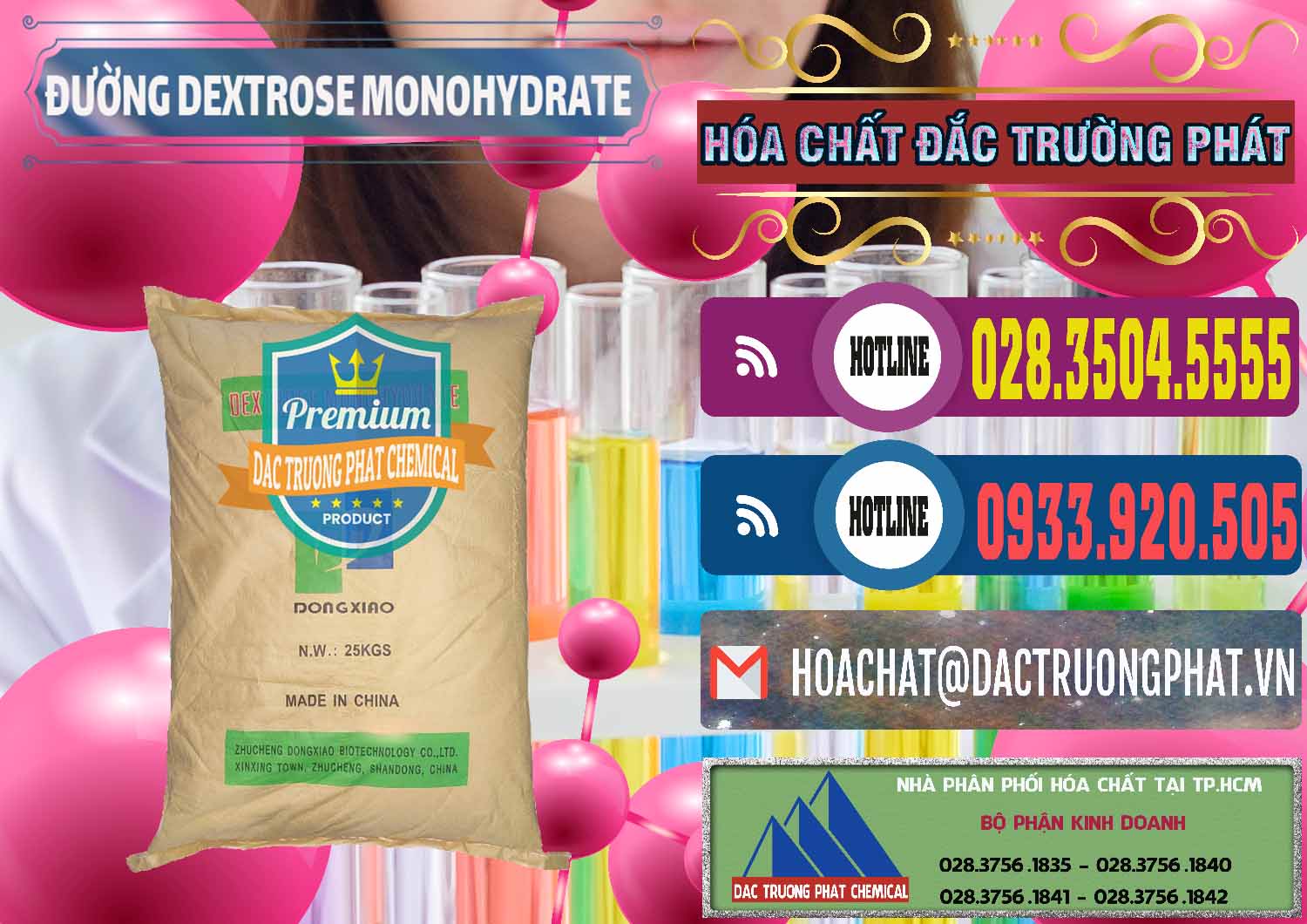 Nhà phân phối ( bán ) Đường Dextrose Monohydrate Food Grade Dongxiao Trung Quốc China - 0063 - Chuyên cung cấp & kinh doanh hóa chất tại TP.HCM - muabanhoachat.com.vn