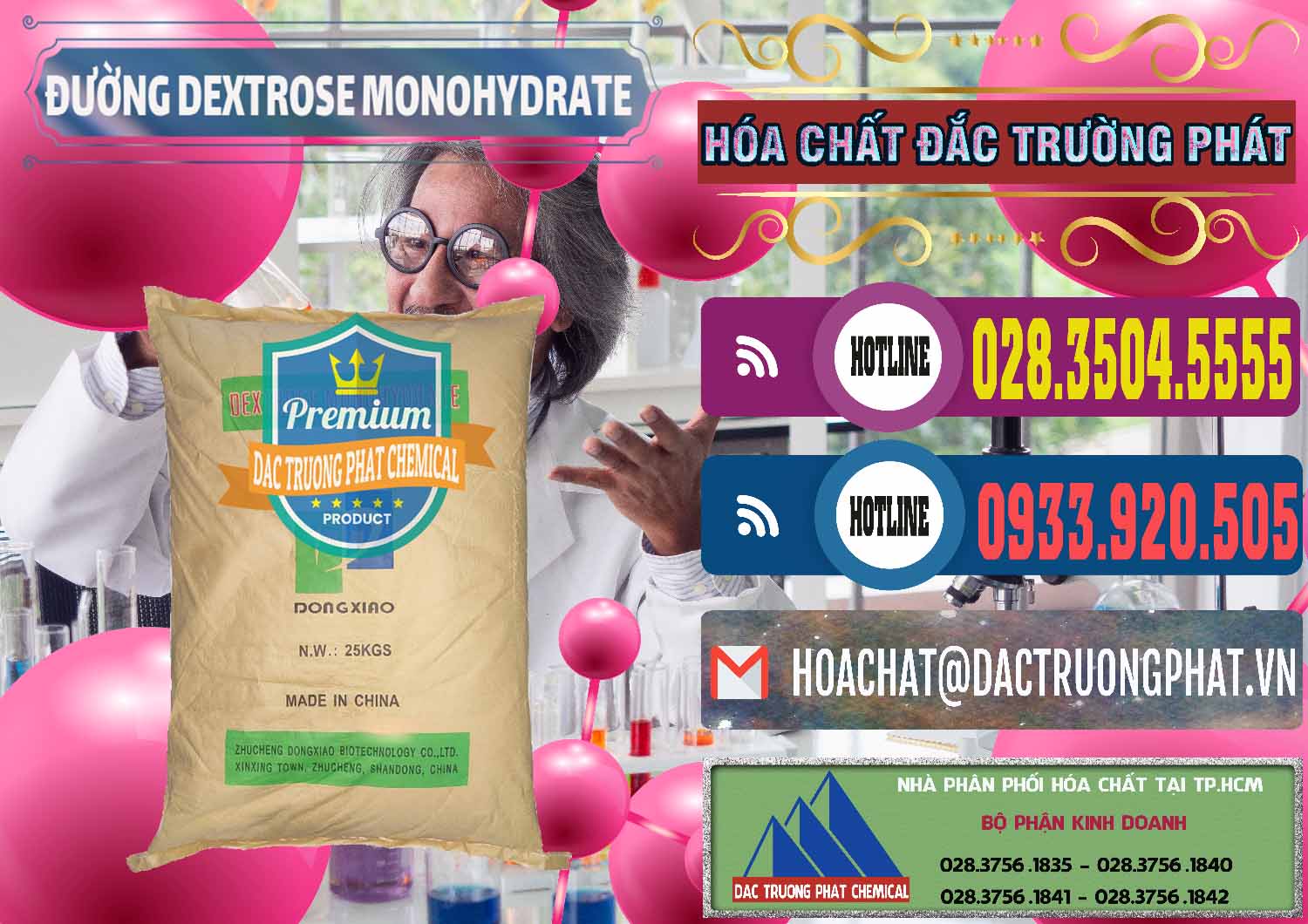 Nơi cung ứng ( bán ) Đường Dextrose Monohydrate Food Grade Dongxiao Trung Quốc China - 0063 - Cung cấp và nhập khẩu hóa chất tại TP.HCM - muabanhoachat.com.vn