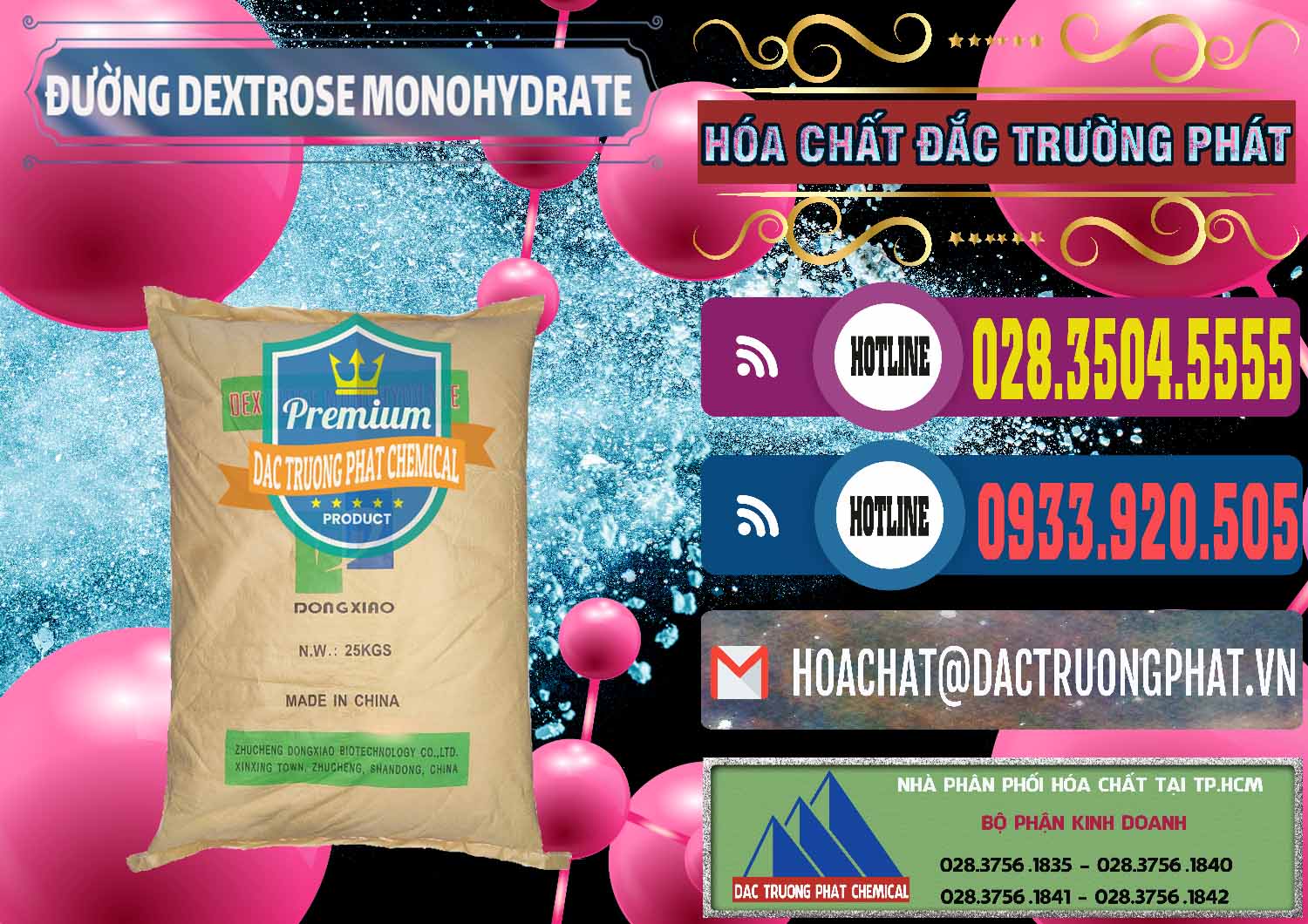 Đơn vị chuyên kinh doanh ( bán ) Đường Dextrose Monohydrate Food Grade Dongxiao Trung Quốc China - 0063 - Đơn vị bán và cung cấp hóa chất tại TP.HCM - muabanhoachat.com.vn
