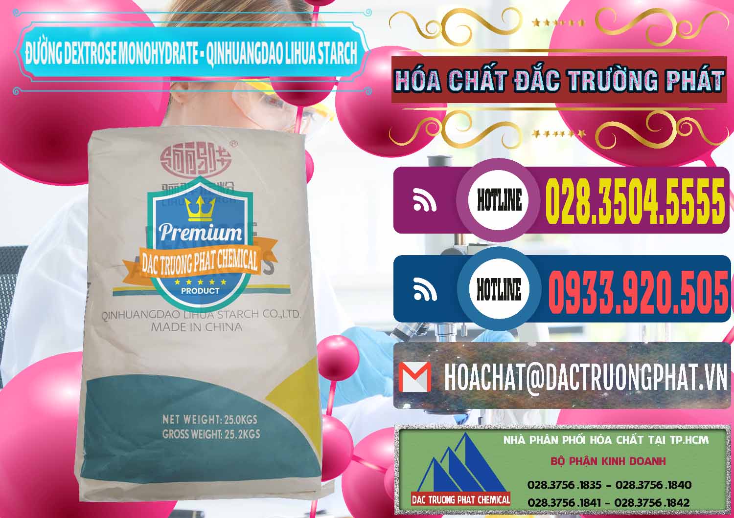 Chuyên nhập khẩu & bán Đường Dextrose Monohydrate Food Grade Qinhuangdao Lihua Starch - 0224 - Công ty chuyên cung cấp & bán hóa chất tại TP.HCM - muabanhoachat.com.vn