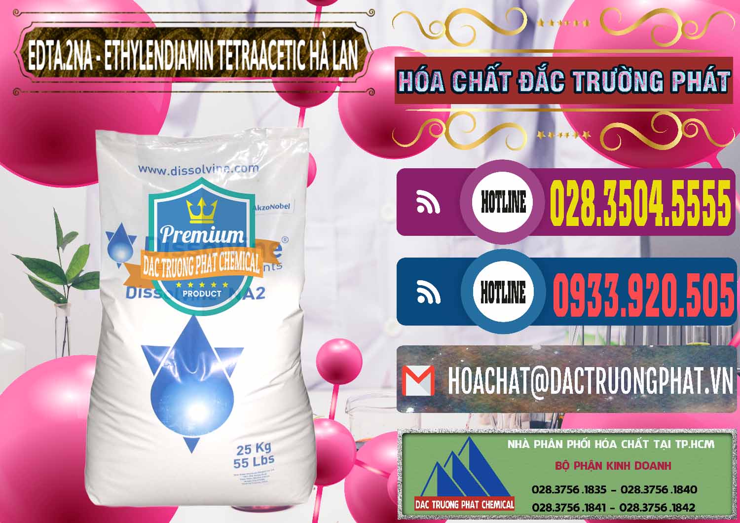 Nhà kinh doanh / bán Ethylendiamin Tetraacetic - Edta Dissolvine Hà Lan tại Kiên Giang Công ty kinh doanh - bán EDTA.2NA - Ethylendiamin Tetraacetic Dissolvine Hà Lan Netherlands - 0064 - Công ty chuyên cung cấp & nhập khẩu hóa chất tại TP.HCM - muabanhoachat.com.vn