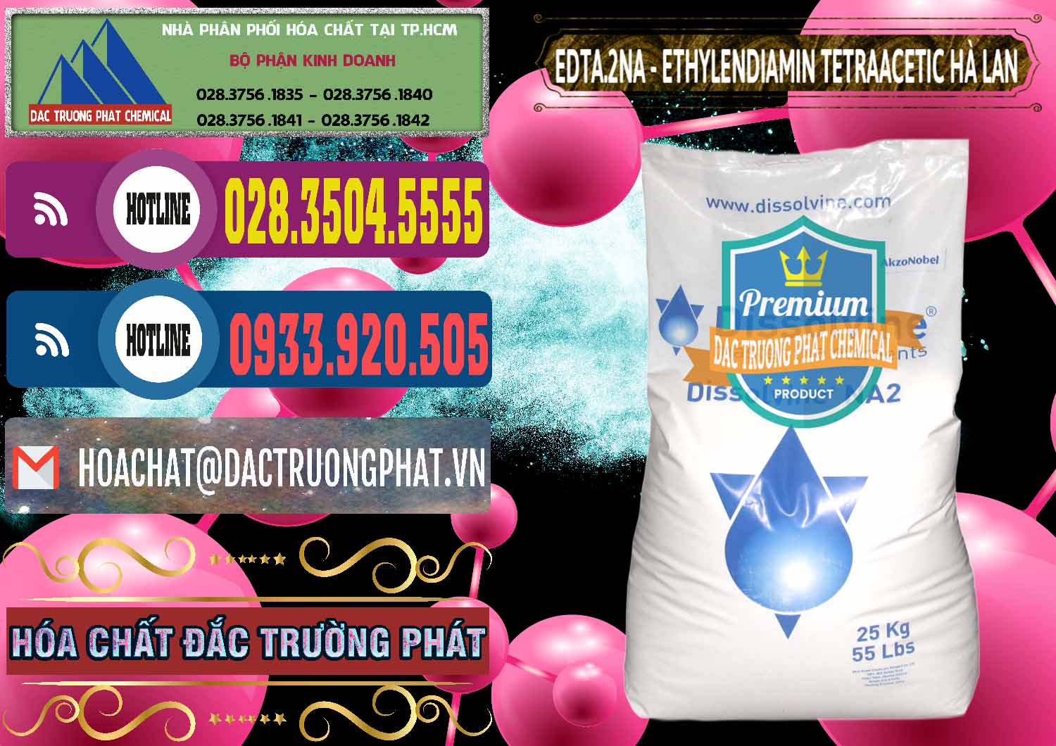 Đơn vị nhập khẩu và bán EDTA.2NA - Ethylendiamin Tetraacetic Dissolvine Hà Lan Netherlands - 0064 - Cty chuyên cung cấp ( bán ) hóa chất tại TP.HCM - muabanhoachat.com.vn
