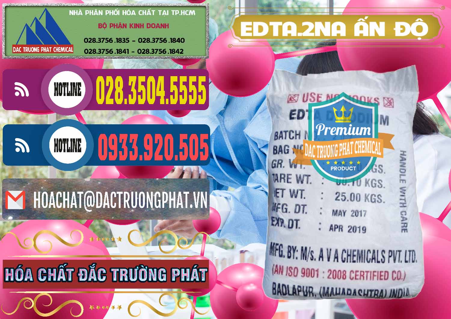 EDTA.2NA - Ethylendiamin Tetraacetic Ấn Độ India Chuyên kinh doanh & bán EDTA.2NA - Ethylendiamin Tetraacetic Ấn Độ India - 0416 - Cty kinh doanh _ phân phối hóa chất tại TP.HCM - muabanhoachat.com.vn