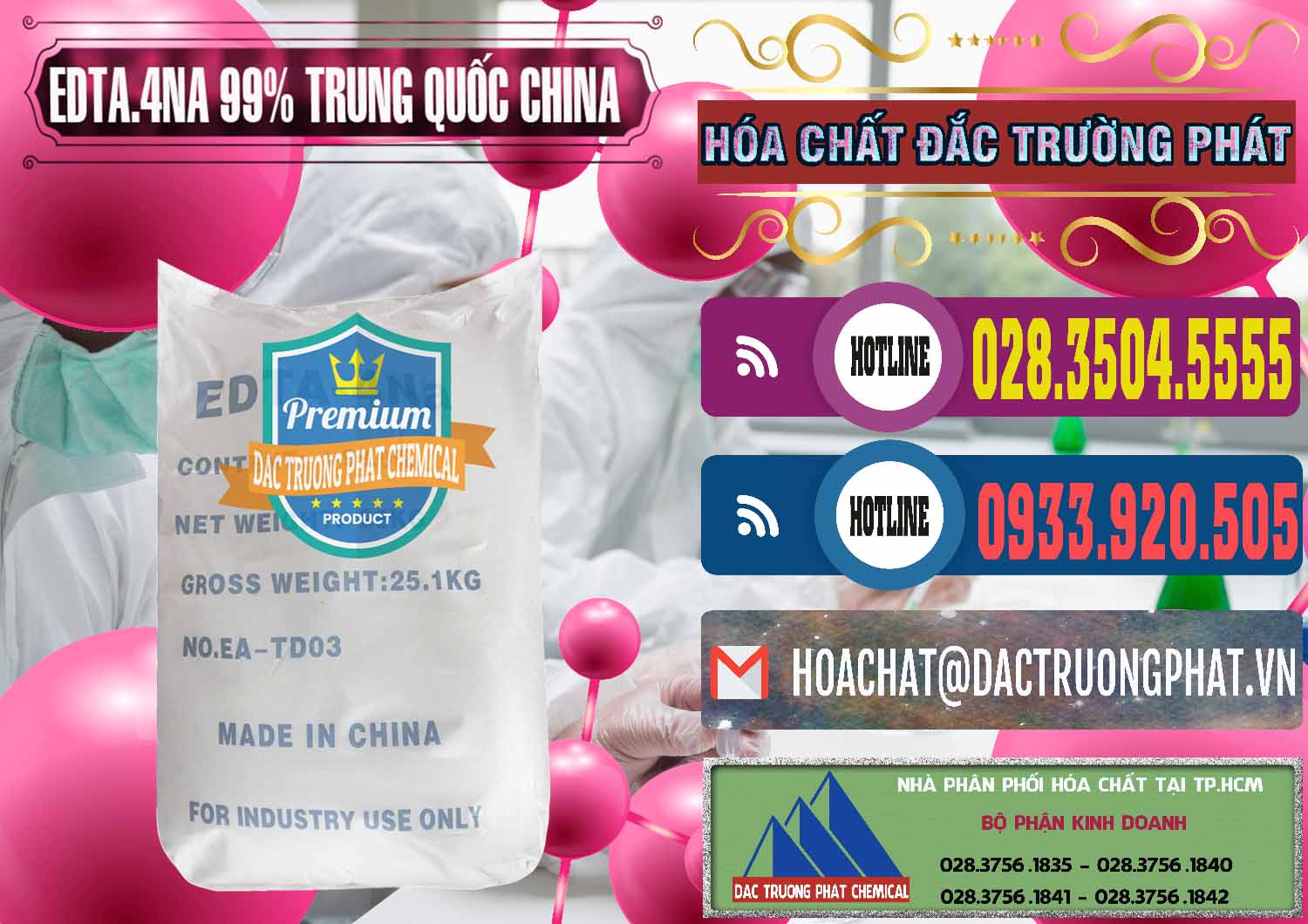 Đơn vị chuyên cung ứng ( bán ) EDTA.4NA - EDTA Muối 99% Trung Quốc China - 0292 - Chuyên cung cấp ( kinh doanh ) hóa chất tại TP.HCM - muabanhoachat.com.vn