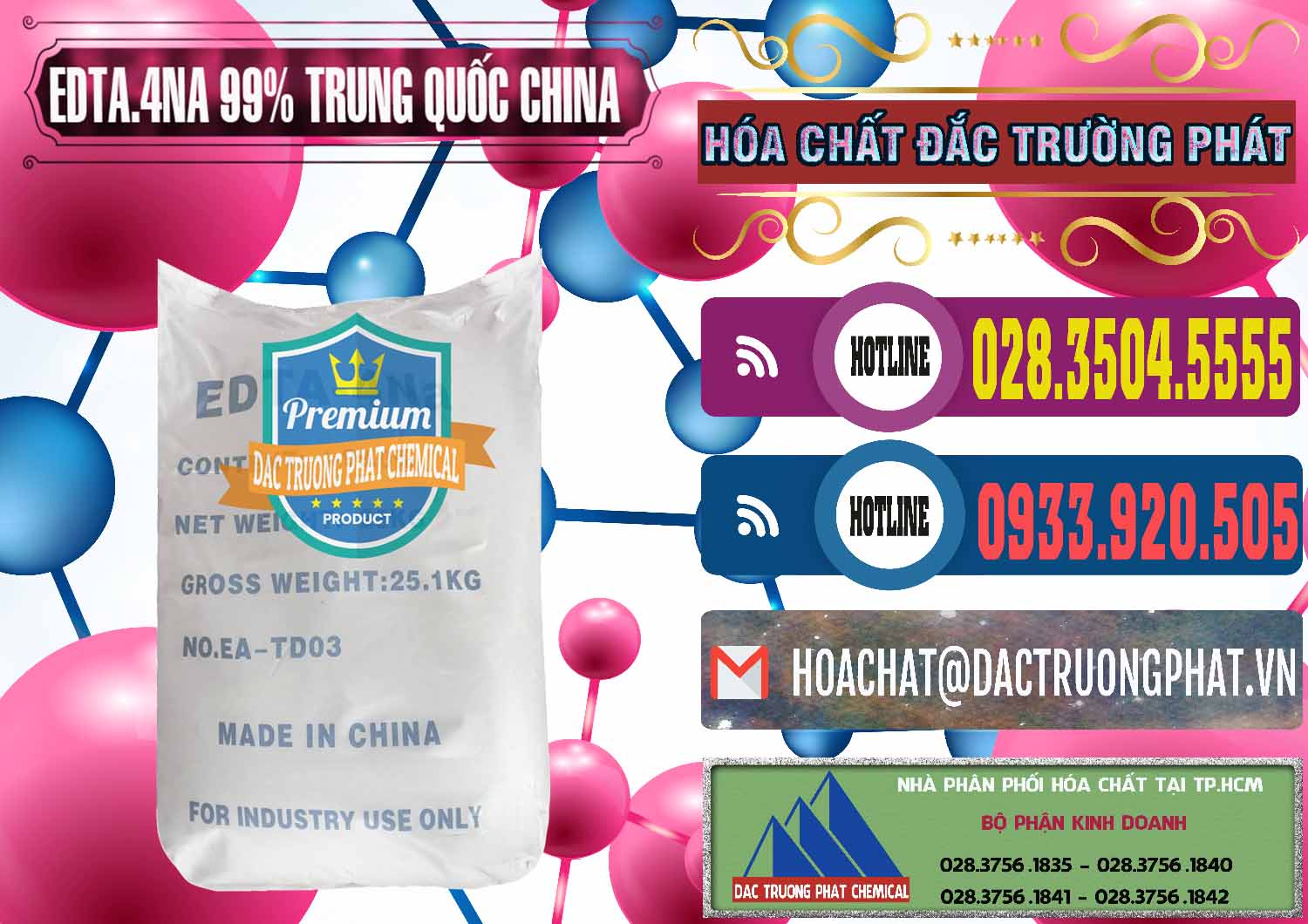 Đơn vị bán _ cung cấp EDTA.4NA - EDTA Muối 99% Trung Quốc China - 0292 - Cty chuyên cung ứng ( phân phối ) hóa chất tại TP.HCM - muabanhoachat.com.vn