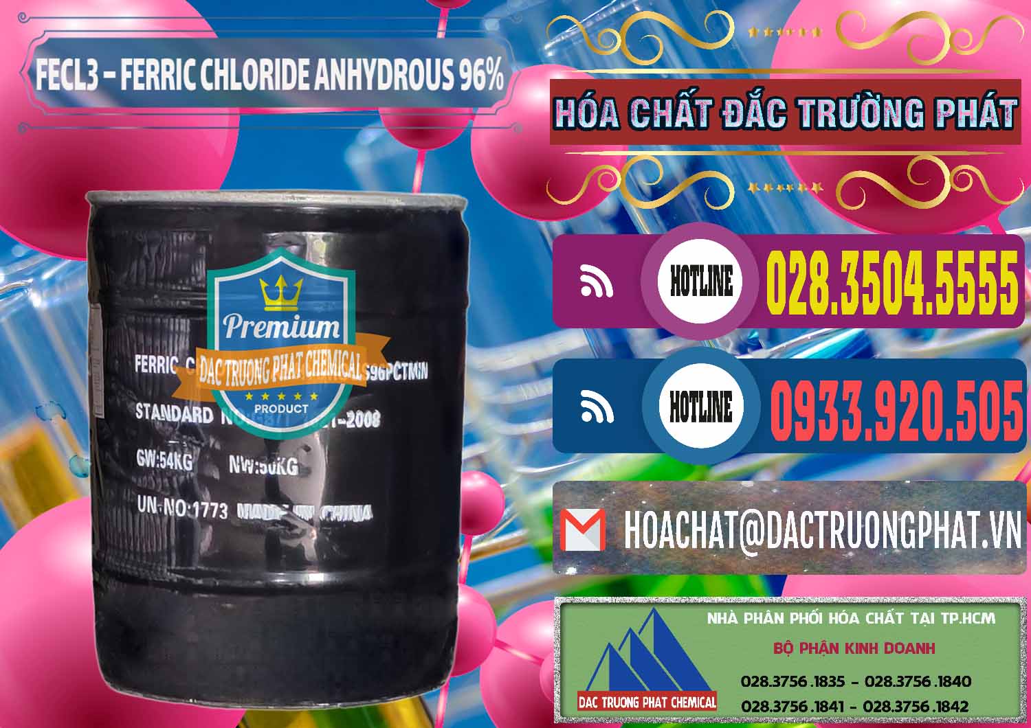 Cty chuyên cung ứng ( bán ) FECL3 – Ferric Chloride Anhydrous 96% Trung Quốc China - 0065 - Nhà cung cấp và phân phối hóa chất tại TP.HCM - muabanhoachat.com.vn