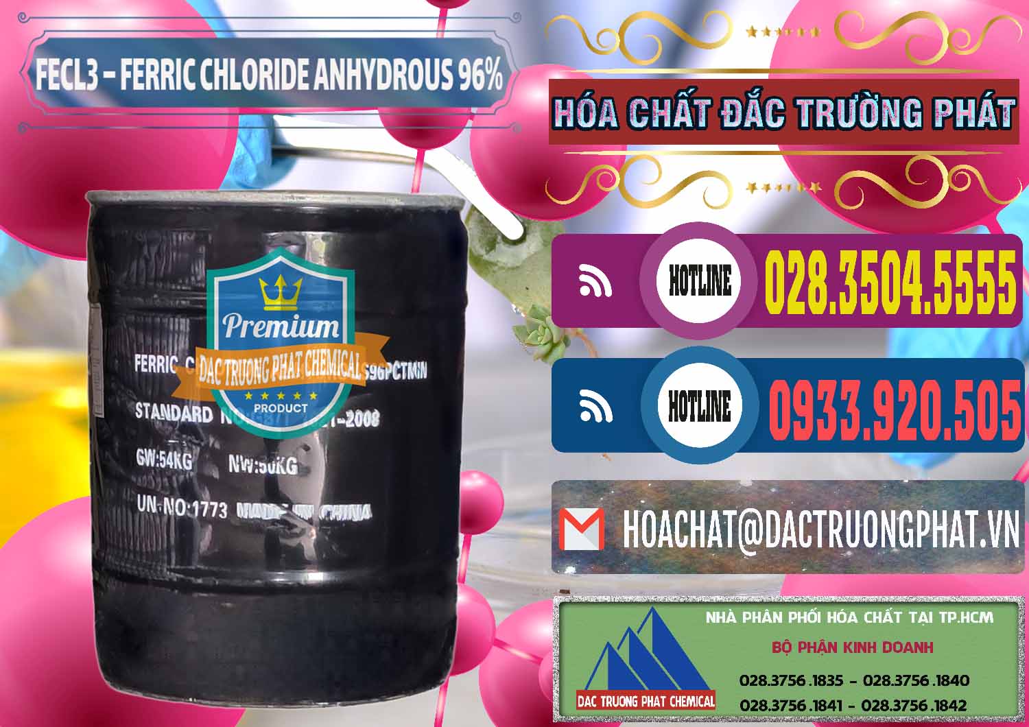 Công ty chuyên bán _ cung cấp FECL3 – Ferric Chloride Anhydrous 96% Trung Quốc China - 0065 - Nhà nhập khẩu ( phân phối ) hóa chất tại TP.HCM - muabanhoachat.com.vn