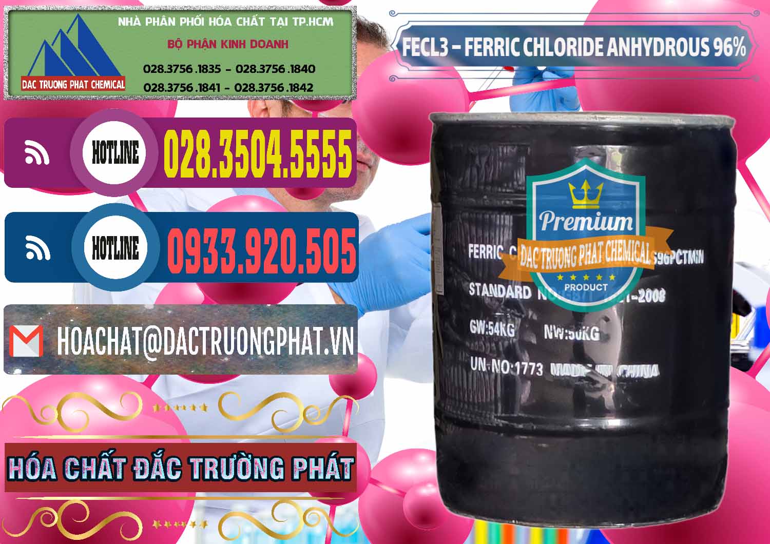 Công ty bán _ cung ứng FECL3 – Ferric Chloride Anhydrous 96% Trung Quốc China - 0065 - Nhà nhập khẩu _ phân phối hóa chất tại TP.HCM - muabanhoachat.com.vn