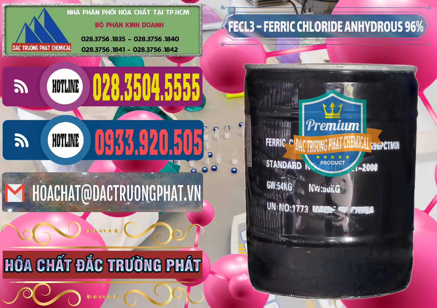 Đơn vị chuyên phân phối và bán FECL3 – Ferric Chloride Anhydrous 96% Trung Quốc China - 0065 - Công ty chuyên cung cấp ( bán ) hóa chất tại TP.HCM - muabanhoachat.com.vn