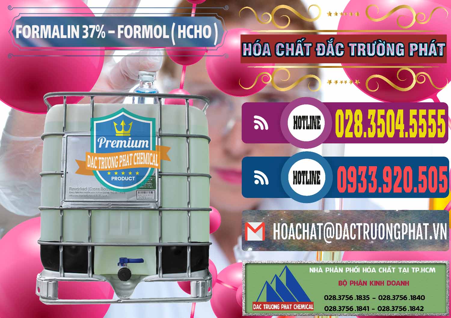 Cty chuyên bán _ cung ứng Formalin - Formol ( HCHO ) 37% Việt Nam - 0187 - Chuyên cung cấp và bán hóa chất tại TP.HCM - muabanhoachat.com.vn