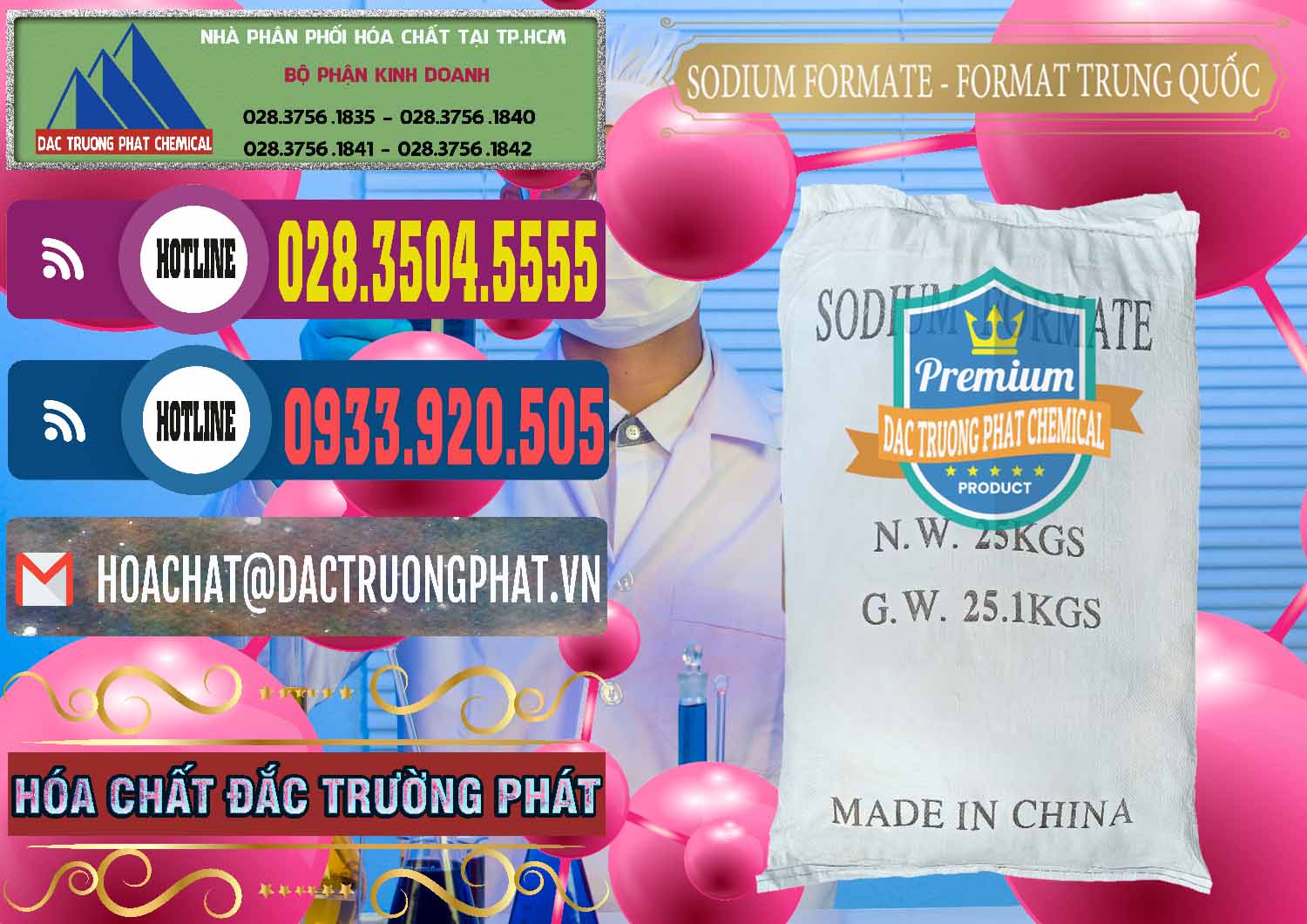 Nơi chuyên cung cấp ( bán ) Sodium Formate - Natri Format Trung Quốc China - 0142 - Công ty bán và cung cấp hóa chất tại TP.HCM - muabanhoachat.com.vn