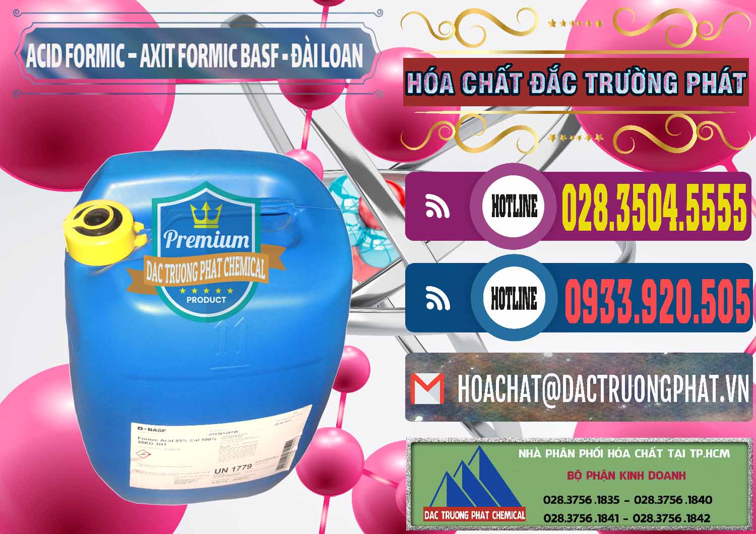 Đơn vị chuyên nhập khẩu _ bán Acid Formic - Axit Formic 85% BASF Đài Loan Taiwan - 0027 - Chuyên cung cấp & kinh doanh hóa chất tại TP.HCM - muabanhoachat.com.vn