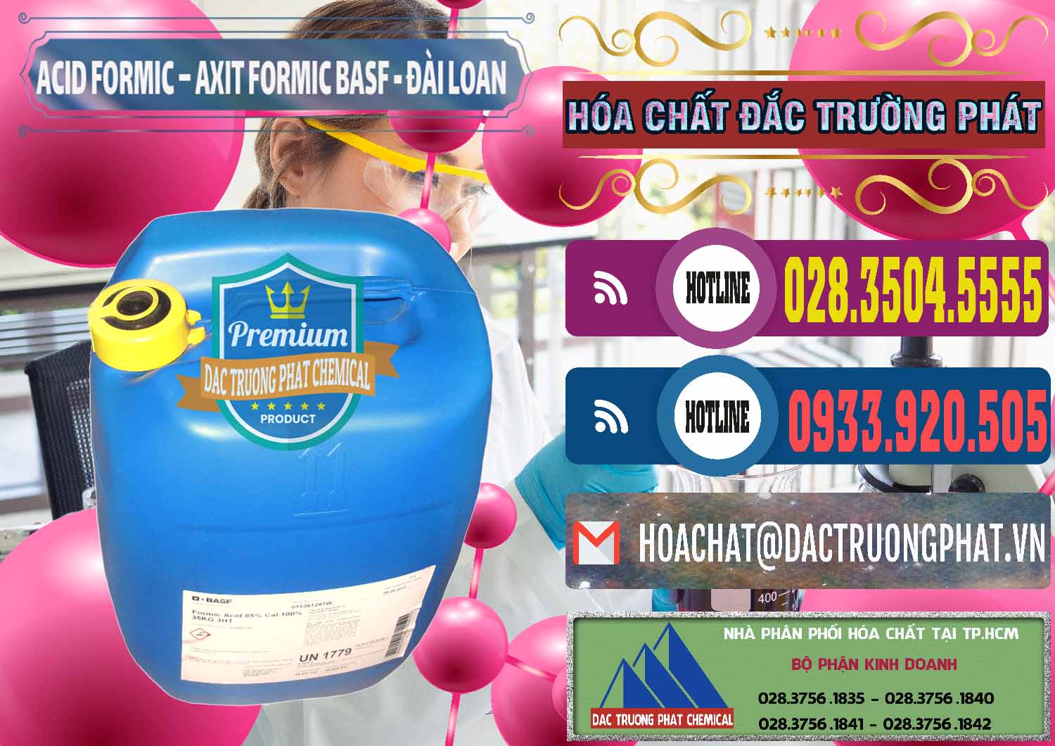 Công ty cung ứng & bán Acid Formic - Axit Formic 85% BASF Đài Loan Taiwan - 0027 - Công ty phân phối ( cung cấp ) hóa chất tại TP.HCM - muabanhoachat.com.vn