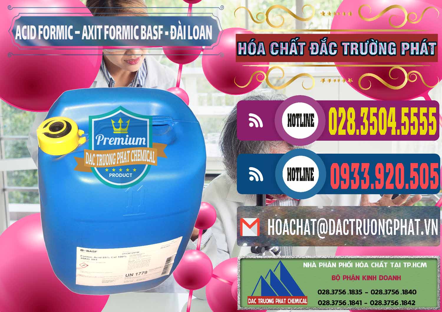 Cty chuyên kinh doanh - bán Acid Formic - Axit Formic 85% BASF Đài Loan Taiwan - 0027 - Đơn vị cung cấp & kinh doanh hóa chất tại TP.HCM - muabanhoachat.com.vn