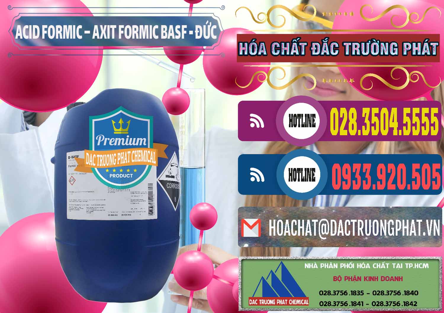 Đơn vị chuyên bán và cung ứng Acid Formic - Axit Formic BASF Đức Germany - 0028 - Nhập khẩu ( cung cấp ) hóa chất tại TP.HCM - muabanhoachat.com.vn