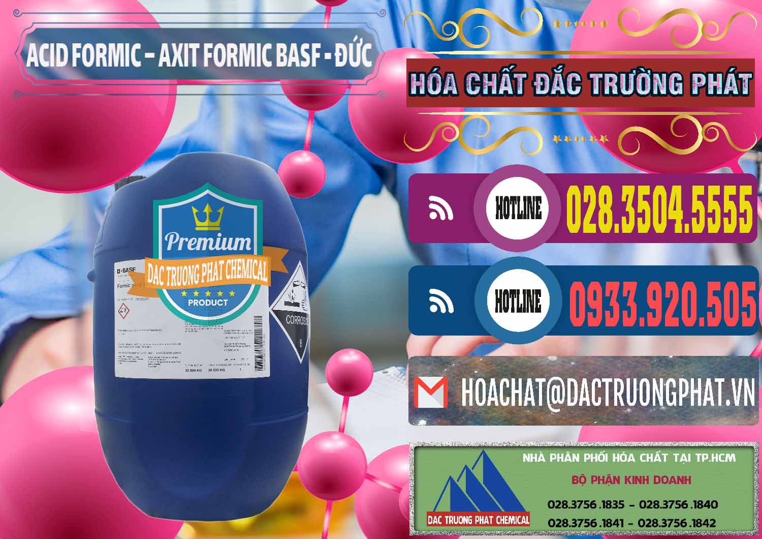 Nơi cung ứng và bán Acid Formic - Axit Formic BASF Đức Germany - 0028 - Chuyên bán ( phân phối ) hóa chất tại TP.HCM - muabanhoachat.com.vn