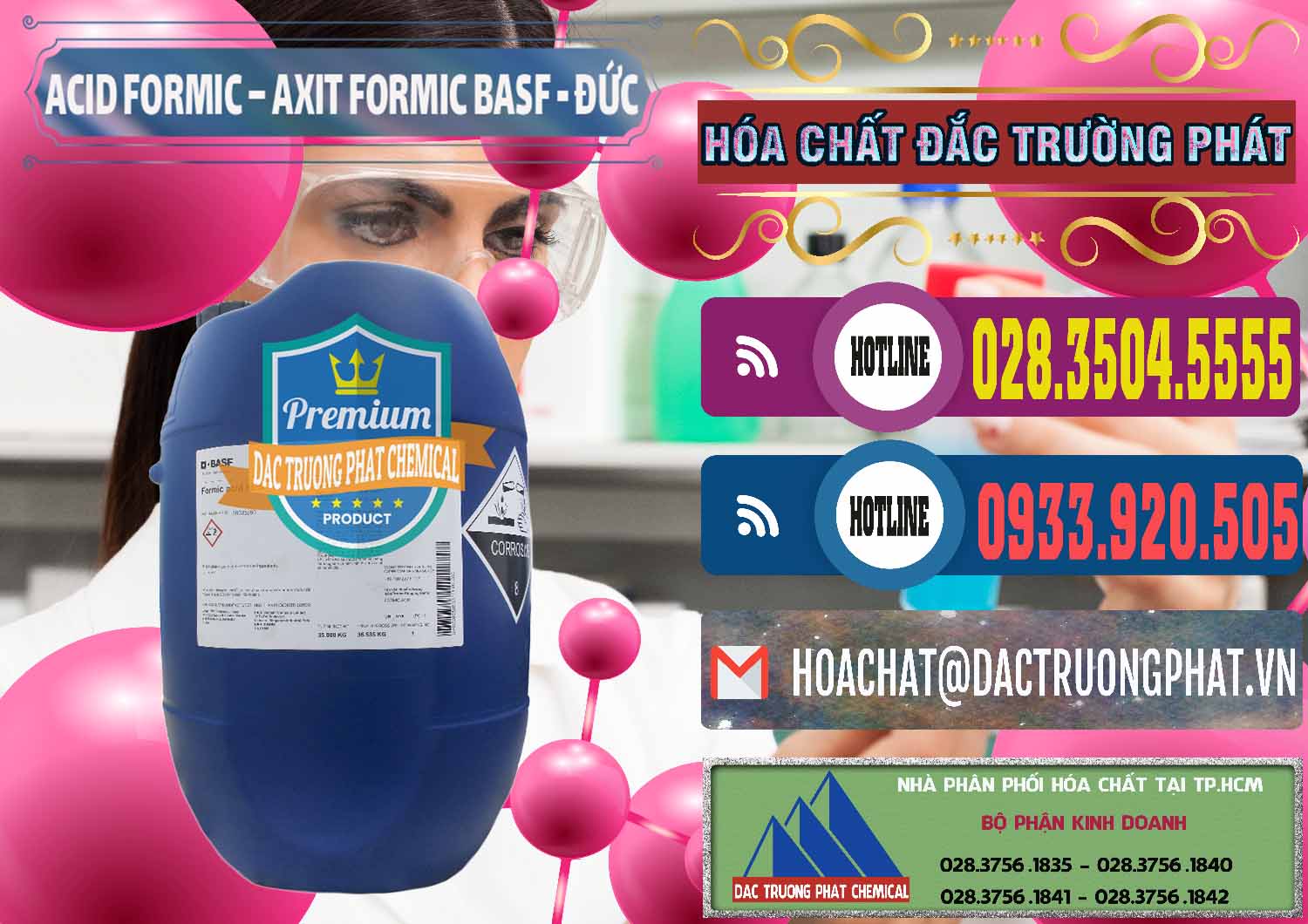 Công ty bán ( cung ứng ) Acid Formic - Axit Formic BASF Đức Germany - 0028 - Chuyên cung cấp _ phân phối hóa chất tại TP.HCM - muabanhoachat.com.vn