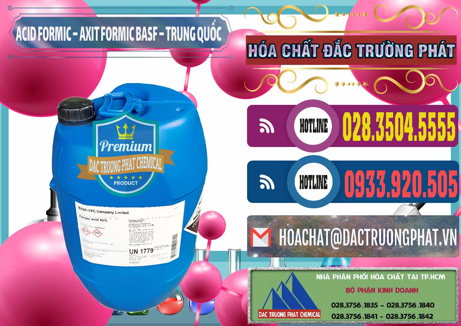 Nhà cung cấp & bán Acid Formic - Axit Formic BASF Trung Quốc China - 0025 - Đơn vị cung cấp & nhập khẩu hóa chất tại TP.HCM - muabanhoachat.com.vn