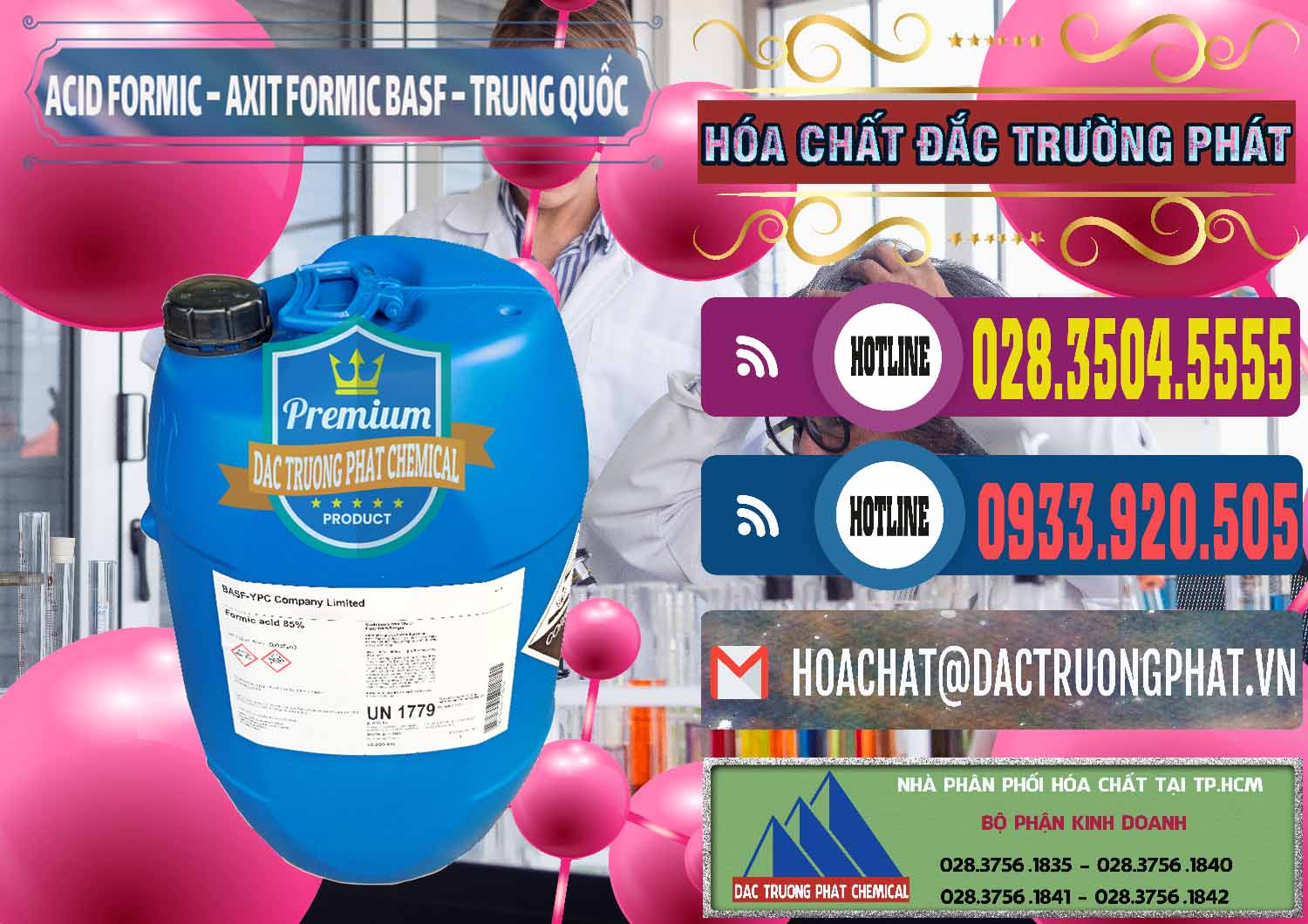Cty chuyên bán - cung cấp Acid Formic - Axit Formic BASF Trung Quốc China - 0025 - Chuyên nhập khẩu & phân phối hóa chất tại TP.HCM - muabanhoachat.com.vn