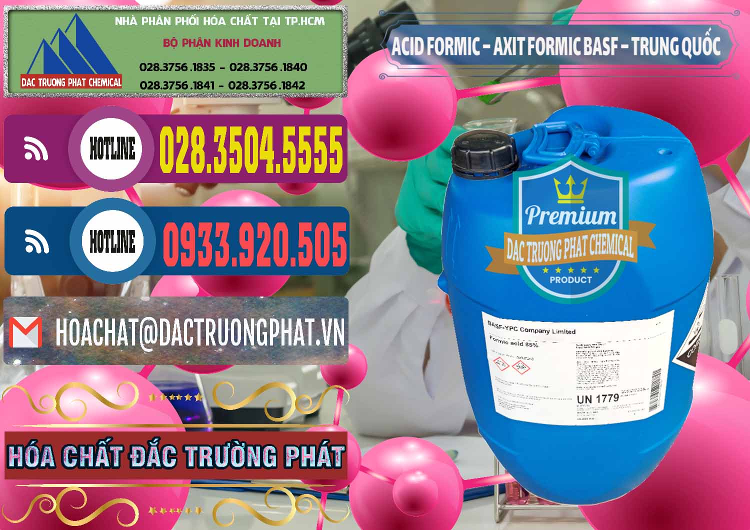 Nhà cung ứng & bán Acid Formic - Axit Formic BASF Trung Quốc China - 0025 - Đơn vị chuyên cung ứng & phân phối hóa chất tại TP.HCM - muabanhoachat.com.vn