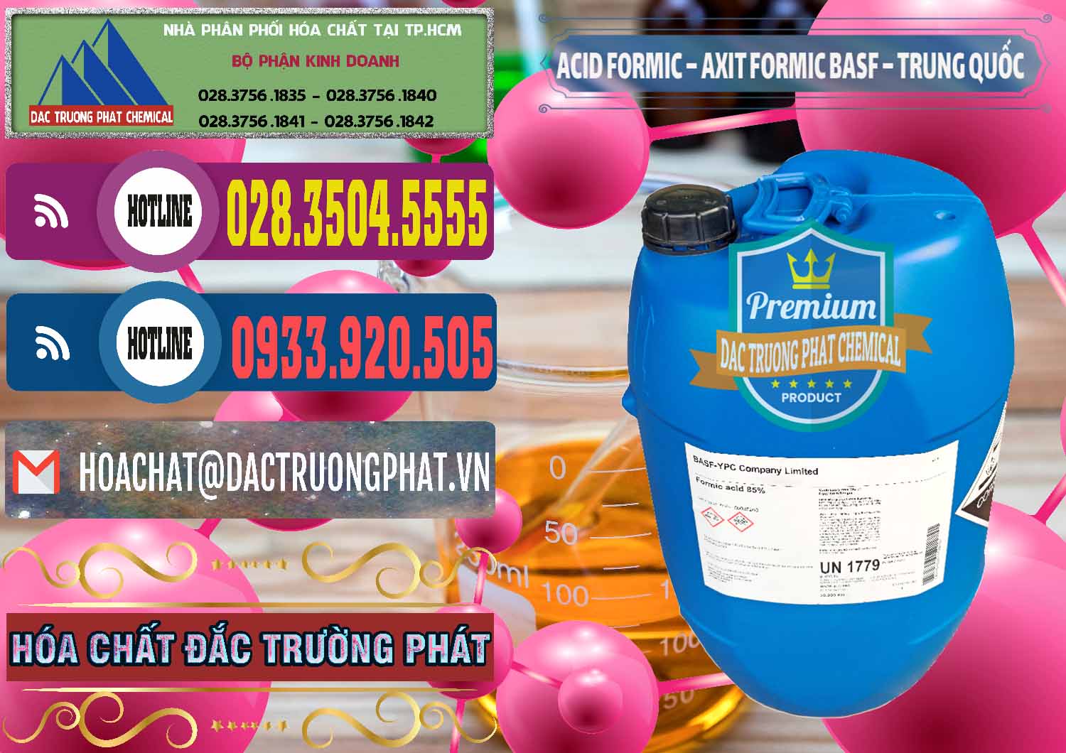 Công ty chuyên bán - phân phối Acid Formic - Axit Formic BASF Trung Quốc China - 0025 - Nơi bán và phân phối hóa chất tại TP.HCM - muabanhoachat.com.vn