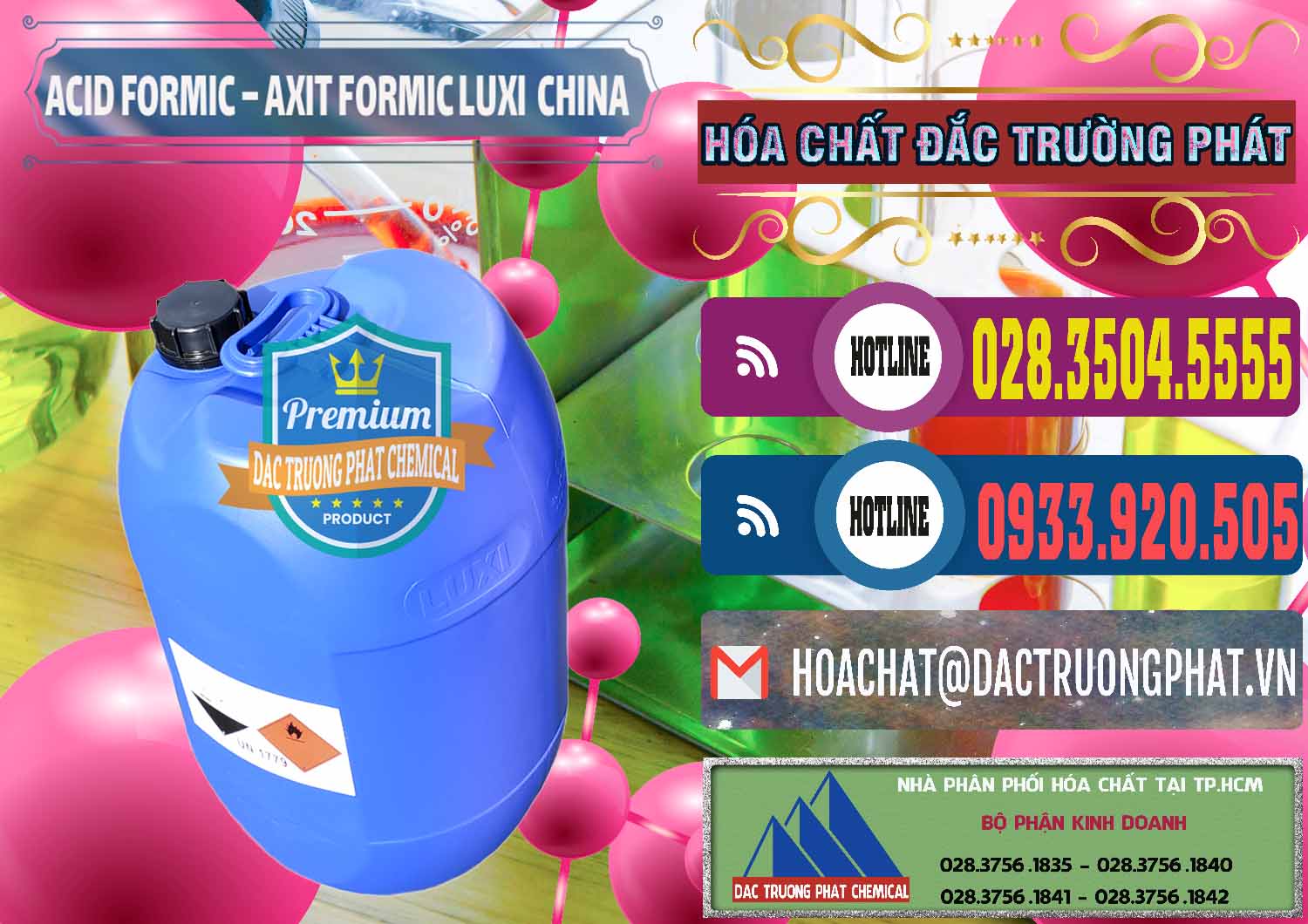Công ty chuyên phân phối ( bán ) Acid Formic - Axit Formic Luxi Trung Quốc China - 0029 - Công ty phân phối - cung cấp hóa chất tại TP.HCM - muabanhoachat.com.vn