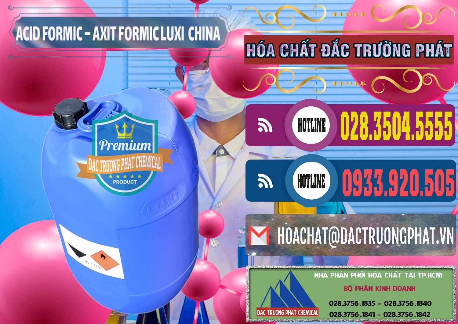 Cty phân phối & bán Acid Formic - Axit Formic Luxi Trung Quốc China - 0029 - Công ty chuyên phân phối _ cung ứng hóa chất tại TP.HCM - muabanhoachat.com.vn