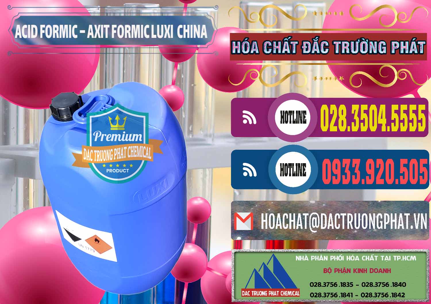 Chuyên phân phối và bán Acid Formic - Axit Formic Luxi Trung Quốc China - 0029 - Đơn vị phân phối & bán hóa chất tại TP.HCM - muabanhoachat.com.vn