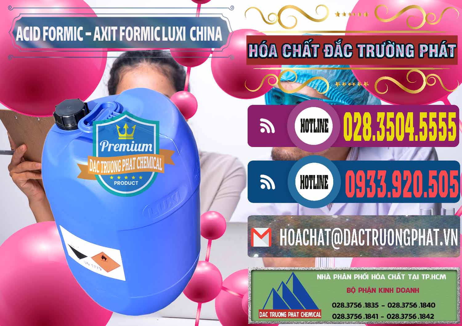 Bán _ cung ứng Acid Formic - Axit Formic Luxi Trung Quốc China - 0029 - Chuyên cung cấp ( bán ) hóa chất tại TP.HCM - muabanhoachat.com.vn