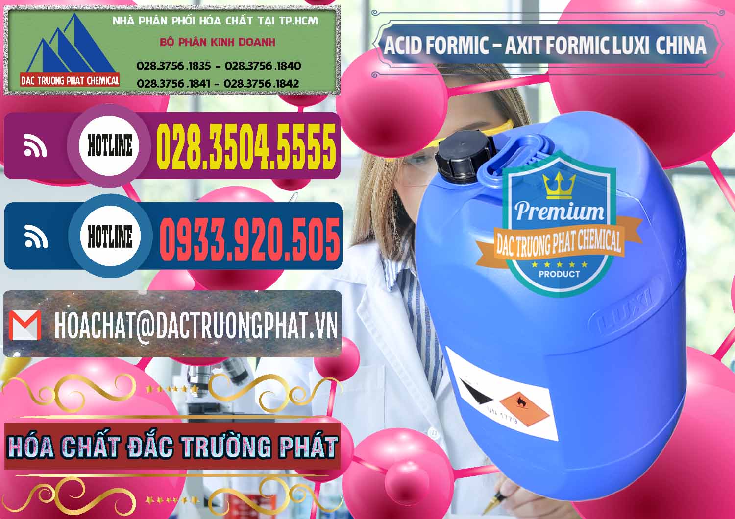 Cty chuyên bán _ cung cấp Acid Formic - Axit Formic Luxi Trung Quốc China - 0029 - Nhà nhập khẩu ( cung cấp ) hóa chất tại TP.HCM - muabanhoachat.com.vn