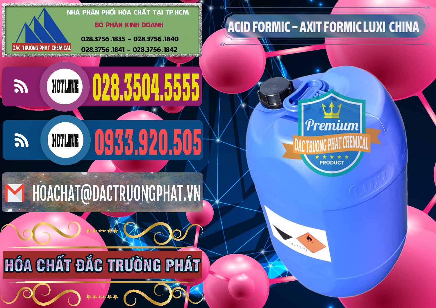 Nơi kinh doanh và bán Acid Formic - Axit Formic Luxi Trung Quốc China - 0029 - Nhà cung cấp ( nhập khẩu ) hóa chất tại TP.HCM - muabanhoachat.com.vn