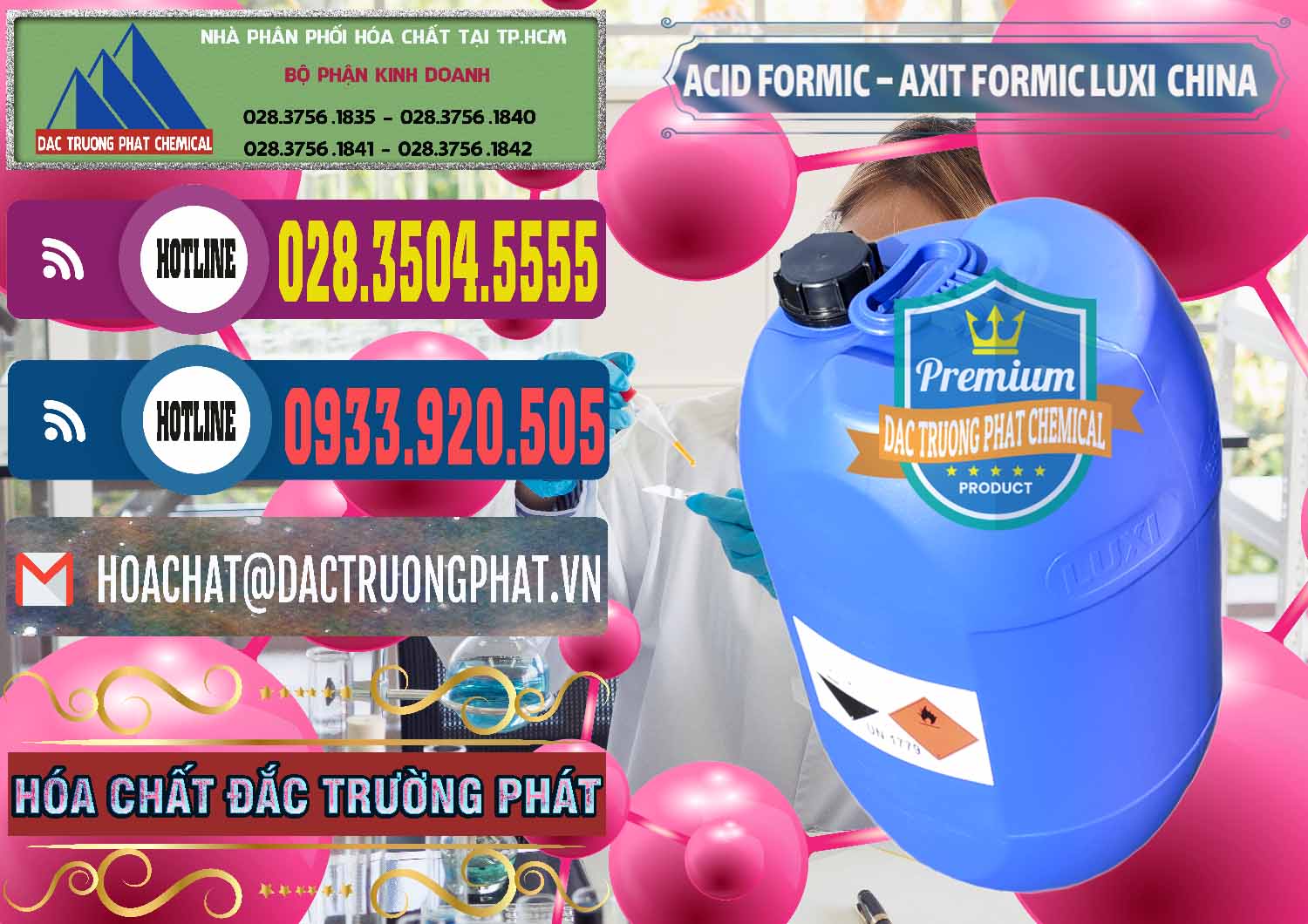 Cty chuyên cung cấp _ bán Acid Formic - Axit Formic Luxi Trung Quốc China - 0029 - Phân phối _ bán hóa chất tại TP.HCM - muabanhoachat.com.vn