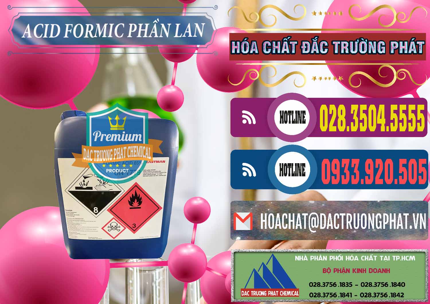 Bán và cung cấp Acid Formic - Axit Formic Phần Lan Finland - 0376 - Cty phân phối - cung ứng hóa chất tại TP.HCM - muabanhoachat.com.vn