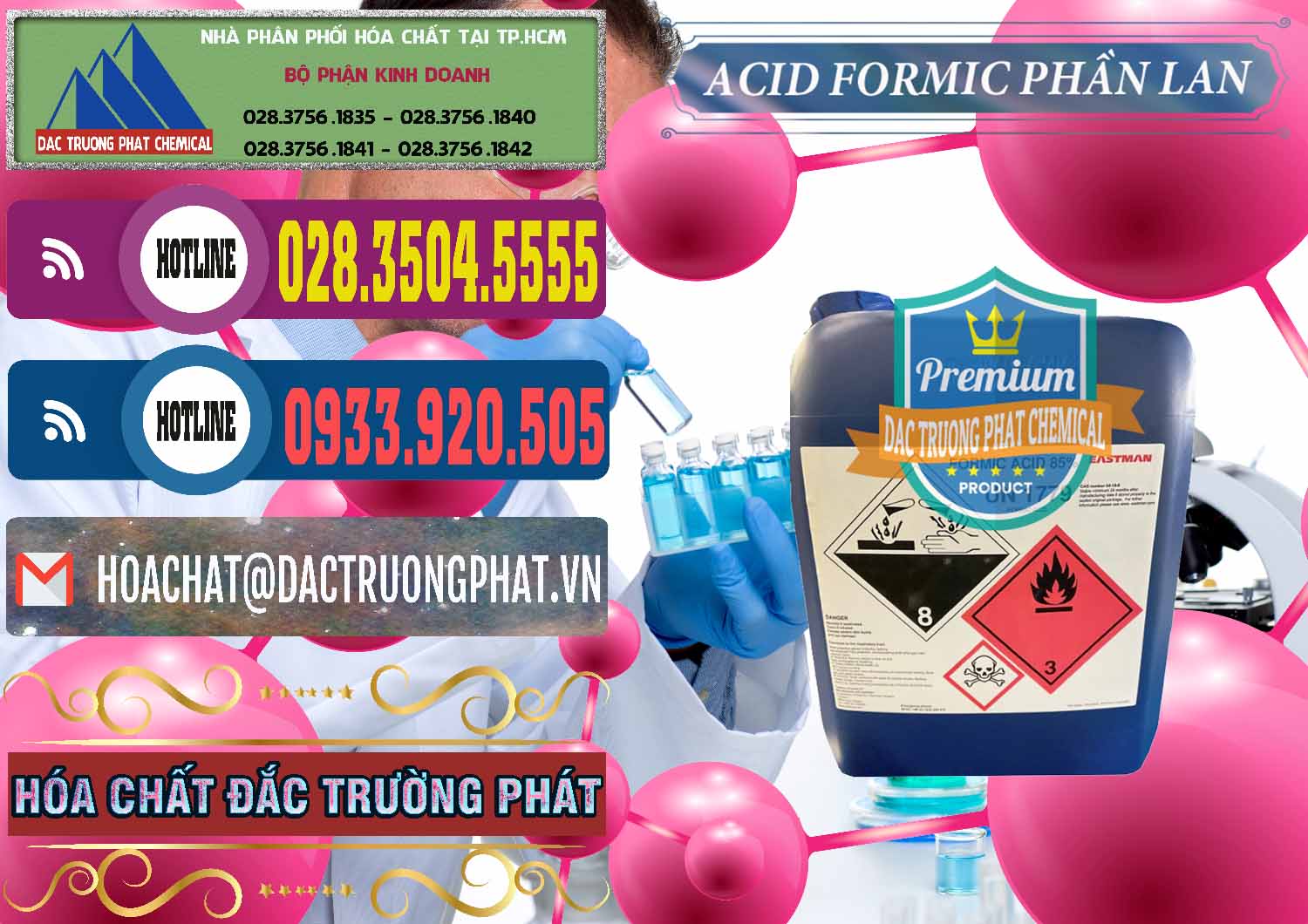 Chuyên bán & phân phối Acid Formic - Axit Formic Phần Lan Finland - 0376 - Nhà cung ứng và phân phối hóa chất tại TP.HCM - muabanhoachat.com.vn