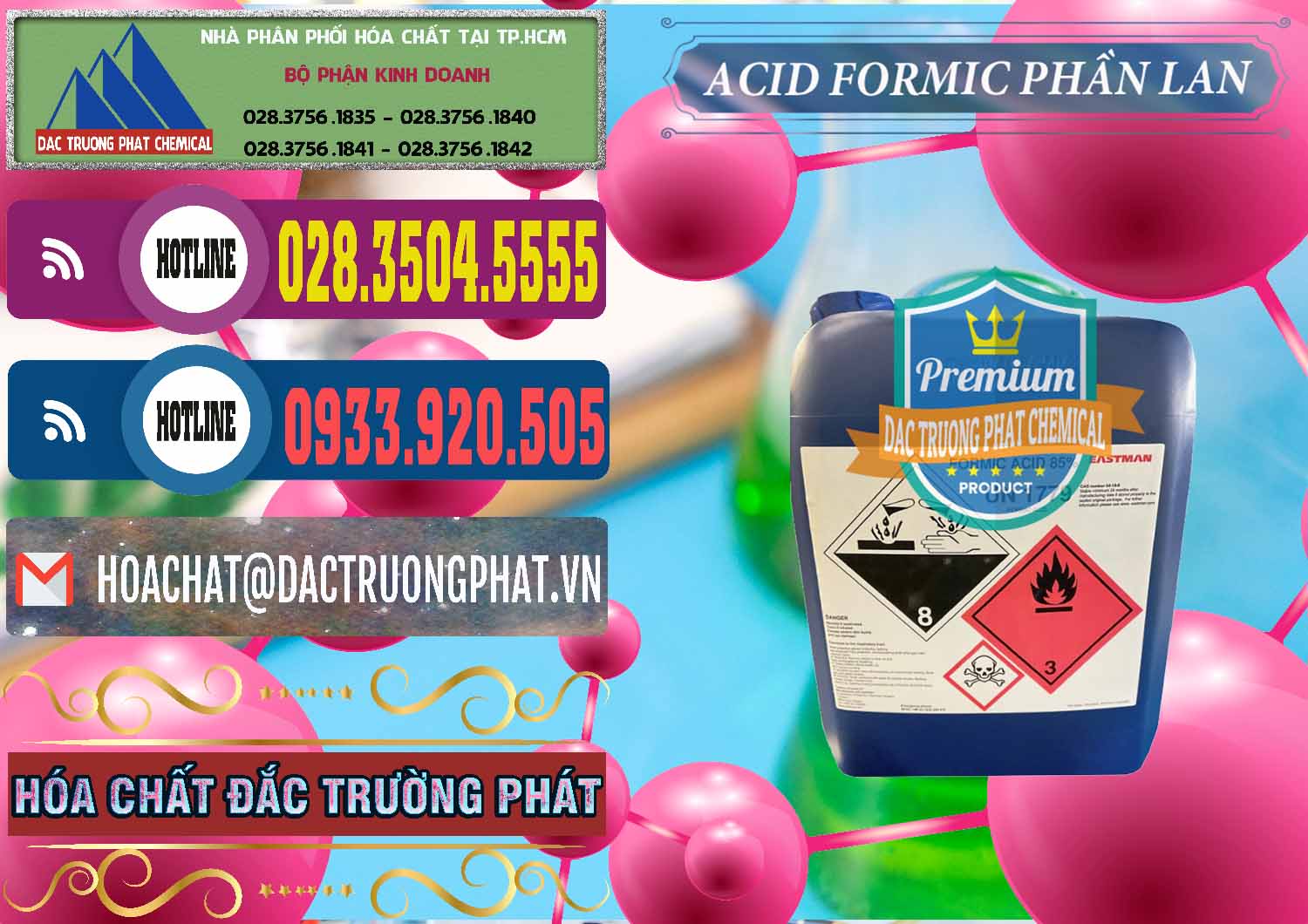 Cty cung cấp và bán Acid Formic - Axit Formic Phần Lan Finland - 0376 - Nơi nhập khẩu và cung cấp hóa chất tại TP.HCM - muabanhoachat.com.vn