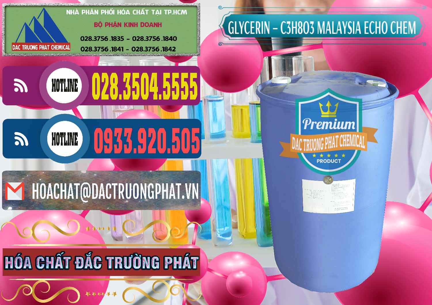 Cty chuyên bán - phân phối C3H8O3 - Glycerin 99.7% Echo Chem Malaysia - 0273 - Chuyên phân phối ( nhập khẩu ) hóa chất tại TP.HCM - muabanhoachat.com.vn