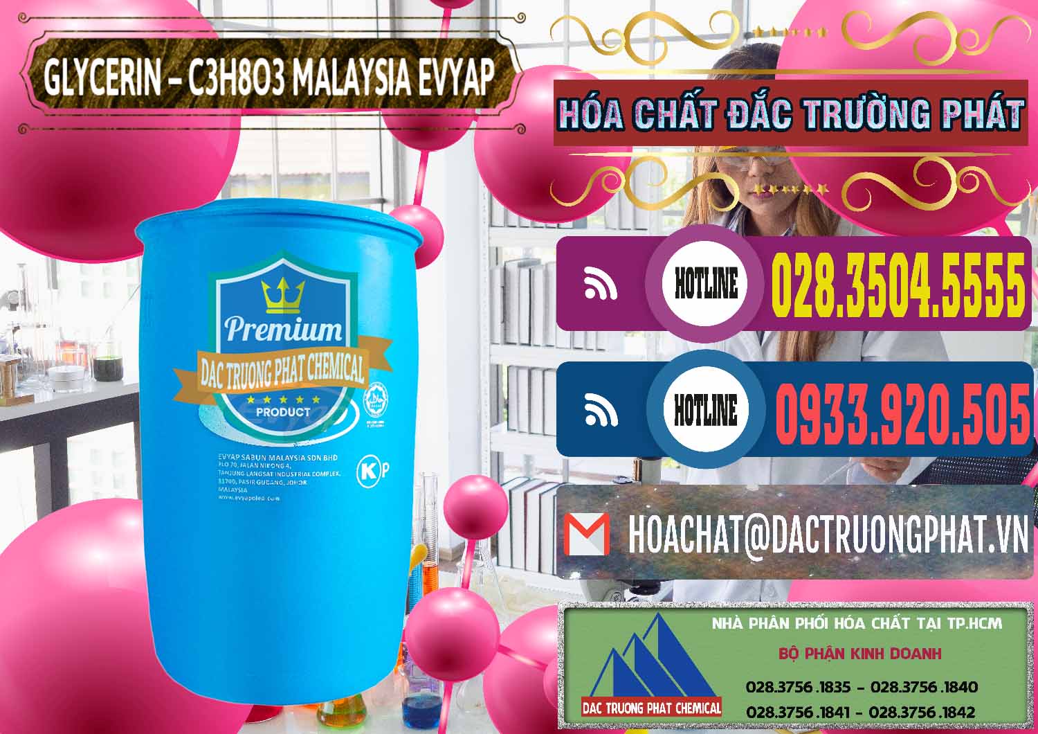 Nhập khẩu & bán Glycerin – C3H8O3 Malaysia Evyap - 0066 - Công ty chuyên cung cấp và bán hóa chất tại TP.HCM - muabanhoachat.com.vn